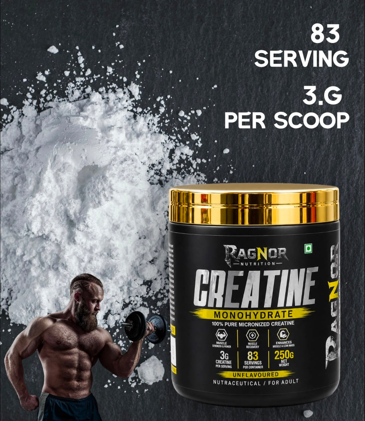 Ragnor Nutrition Creatine Monohydrate